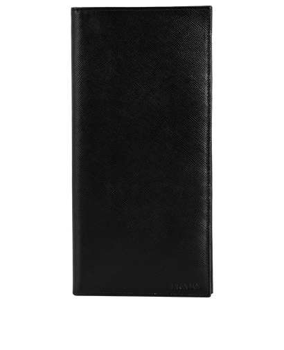 Prada Document Holder, &pound;190, Accessories, Black, Leather, Front view